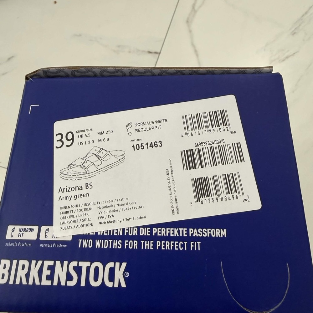 Birkenstock Arizona Army Green Suede Women’s Size 39, 38 Available - Picture 5 of 11